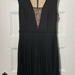 Anthropologie SHOSHANNA Lace Detail Knee Length Dress with Pleated Skirt Sz 4 Photo 0