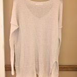Abercrombie & Fitch V neck Light Knit Sweater Light Pink Cream M/L Photo 1