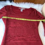 Max Studio  3/4 Sleeve BodyCon Ruffle Dress Size Medium Photo 9