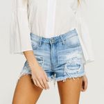 KanCan USA Distressed Jean Shorts Photo 3