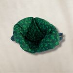 Handmade  Crochet Lined Crossbody Bag Green and White Photo 2