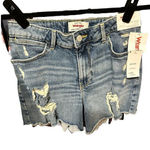 Wrangler 4” Frayed Shorts Size 2 NWT Photo 0