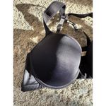 Lucky Brand Convertible Black Bra Size 38D Lace Wide Straps Racerback T Shirt Photo 2