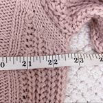 Pull & Bear  Light Pink Cable Knit Chunky Sweater Small Photo 10