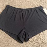 Stars Above Charcoal Grey Slub Knit Lounge Sleep Shorts - size XL Photo 1