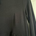 NWT Reborn Women’s Black Hi Low Hem Top Peplum Blouse Shirt Dress Sz Large Photo 3