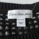 Calvin Klein Comfy and Classic Black Sweater Wax Coated Pullove Women’s PXL Size undefined Photo 4
