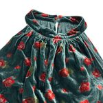 Loft Floral Velvet Shirred Halter Top Photo 3