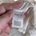 THML Embroidered Striped Dress Boho Bohemian Summer Vacation Women’s Size Large Photo 4