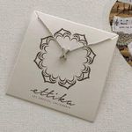 Ettika x Revolve Silver Plated “X” Initial Minimalist Necklace Photo 0