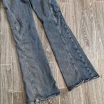 We The Free  Flare Leg Blue Denim stretchy low rise Jeans size 26 EUC Photo 5