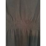 Old Navy Smocked Waist Top Blouse Women's 3X Green V-Neck Pullover Photo 2