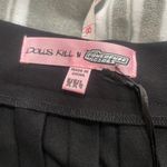 Dolls Kill Powerpuff Girls Fly To The Rescue Black Pleated Mini Skirt XXL Photo 3