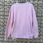 Vintage Coquette Whimsy Pale Pink Black plaid Christmas Tree Crewneck Sweatshirt Size L Photo 2