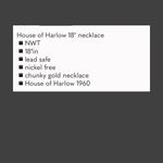 House of Harlow 18"necklace Gold Photo 5