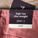 Ava & Viv  Women's Plus Size Coral High-Rise Straight Pants - Size 20W - NWT Photo 2