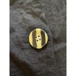 John Mark  Button Down Short Sleeve Womens Shirt Size Small Black City‎ Classic Photo 4