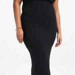 Good American  Ribbed 90s Tank Dress In Black Size  6 /‎ US 3XL Photo 0