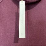 Caslon Women’s Cowl Neck Wool Blend Scoop Hem Sweater Purple Size Medium NWT Photo 5