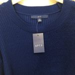 Apt. 9  Royal Blue Crew Neck Sweater NEW Size Medium Photo 6