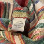 For Cynthia  Linen Blend Striped Elastic Waist Pants Sz Medium Photo 7