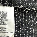 J.Crew  Tweed A Line Tank Dress Mini Crew Neck Back Zip Career Chic Black 4 Photo 3