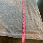 C&C California  Heather Gray Long Sleeve Deep V Mini‎ Dress M Boho Loungewear Photo 12