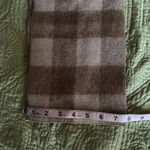 None Vintage Wool scarf earth tones FLAWLESS Photo 3