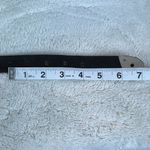 Brighton Western Belt Womens Medium Black Leather Alligator Embossed Silver M Photo 6