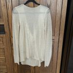 Donna Karan  New York Ivory Cream Cowl Neck Cashmere Sweater Large Photo 6