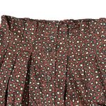 Wood Wood Paper Bag Leopard Eye Skirt Small Burgundy Black Pockets Whimsical Photo 14
