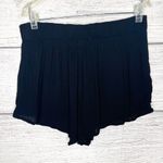 Rue 21 Black Rayon Casual Summer Lounge Shorts Size Medium Photo 2