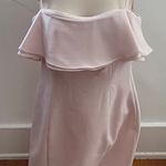 Karl Lagerfeld Paris Blush Pink Bodycon Ruffle Spaghetti Straps Dress, size 2 Photo 13