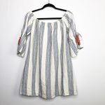 Tularosa  Sara chambray striped linen mini dress Photo 2