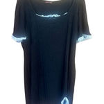 Romwe  Black/White Lace Sweater Knit Dress Sz XL NWT Photo 0