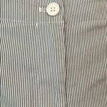 Talbots Blue and White striped crop pants lightweight size 12 Photo 1
