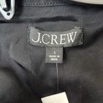 J.Crew Amelia Popover Shirt Dress Drapey Viscose Twill in Black Size Small Photo 7