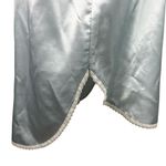 Vintage Val Mode Lingerie Nightgown Large Blue Lace V Photo 11