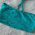 SheIn Turquoise Textured Bandeau Top Photo 3