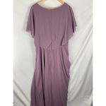 SheIn NWT Curve Purple Lace Detail Maxi Bridesmaid Dress Size 4XL Photo 3