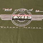 Hot leather shirt Olive Green Never Forgotten POW Veteran USA Tshirt Sz large Photo 5