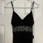 Taboo  Y2K Black Floral Dress Photo 3