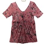 Torrid  Baby Doll Top‎ Y2K Large or 0 Tunic Floral Romantic Y2K Feminine Cottage Photo 2