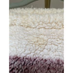 TS Sherpa Teddy Boucle Pullover Sweater Buttery Soft Striped Fleece Winter Cozy Pink Photo 3