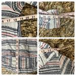 Columbia  Women’s Striped Henley Tunic Blouse M Navy Pink Nautical Preppy Boho Photo 5