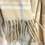Charter Club  Cashmere Scarf in Beige Plaid Photo 3