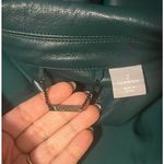 Chico's Faux Leather Jasper Green Women's Shacket Outerwear Jacket sz. 2 or L Photo 3