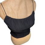 Princess Polly  Black Sheer Corset Top Ruched Sleeveless Tank US 8 Photo 2
