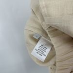 NEW Jean Jones Field Day Farm To Table Linen Pants Cream Wide Leg Size S Photo 8