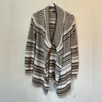 MODA International Wool Blend Cardigan Small Brown Photo 2